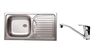 SINK SOLUTION set sudopera i slavine NAPOLI, inox