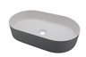 SINK SOLUTION kupaonski umivaonik OVAL 595x395x120 mm, bijeli
