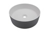 SINK SOLUTION kupaonski umivaonik ROUND ø395x120 mm, bijeli