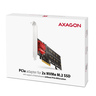 Axagon kontroler PCIe, 2x M.2 NVMe SSD (PCEM2-ND)