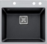 SINK SOLUTION sudoper EDGE 60 sudoper, crni s inox rubom