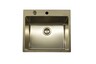 SINK SOLUTION sudoper TAP WING M 55 x 50,5 cm, zlatni