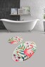 Kupaonski set tepiha Flamingo 50x60cm i 60x100cm, 2/1