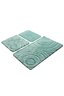 Kupaonski set tepiha Wave 40x60cm, 50x60cm i 60x100cm, 3/1, mint