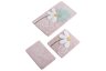 Kupaonski set tepiha Leptir 40x60cm, 50x60cm i 60x100cm, 3/1, rozi