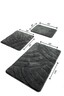 Kupaonski set tepiha Ajla 40x60cm, 50x60cm i 60x100cm, 3/1, sivi