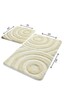 Kupaonski set tepiha Ecru 50x60cm i 60x100cm, 2/1, sivi