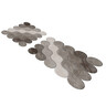 Kupaonski set tepiha 50x60cm i 60x100cm, 2/1, smeđi