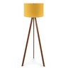 Podna svjetiljka OAK, E27, žuta