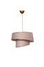 Visilica BARETTE, E27, zlatno/roza