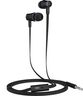 KSIX stereo slušalice s mikrofonom, crne