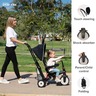 Smart Trike tricikl Folding Str 3 - Black with Cream Piping