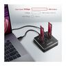 SSD dock Axagon 2x M.2 NVMe, USB-C (ADSA-M2C)
