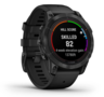 Garmin Fenix 7 PRO SOLAR, Tamnosivi s crnim remenom, 010-02777-01, pametni sat