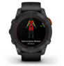 Garmin Fenix 7 PRO SOLAR, Tamnosivi s crnim remenom, 010-02777-01, pametni sat