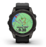 Garmin Fenix 7S PRO Sapphire SOLAR, Tamnosivi titanijski s DLC slojem i crnim remenom, 010-02776-11, pametni sat