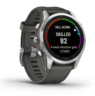 Garmin Fenix 7S PRO SOLAR, Srebrni s grafitno sivim remenom, 010-02776-01, pametni sat