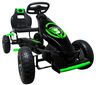 Dječji karting G8 na pedale, crno/zeleni