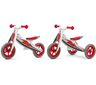 Milly Mally 2u1 tricikl bez pedala, bijelo/crveni
