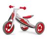 Milly Mally 2u1 tricikl bez pedala, bijelo/crveni