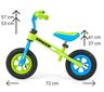 Milly Mally bicikl guralica Dragon Air, zeleni