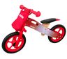 Drveni bicikl bez pedala R10, crveni 12"
