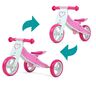 Milly Mally Dječji bicikl bez pedala 2u1 Jake Hearts, rozi