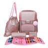 Školska torba, anatomska, set 5/1, Pink