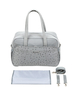 Kikka Boo torba za mame Chelsea Dots, siva