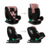 MoMi Urso autosjedalica 0-36 kg, Isofix, roza