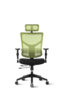 Ergovision Essent 05, uredska stolica, crno/zelena