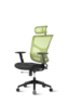 Ergovision Essent 05, uredska stolica, crno/zelena