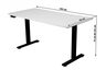 Ergovision Clever 03 152/76, podizni stol, crno/bijeli