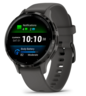Garmin Venu 3S, Slate Stainless Steel Bezel with Pebble Gray Case and Silicone Band, 010-02785-00, pametni sat