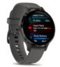 Garmin Venu 3S, Slate Stainless Steel Bezel with Pebble Gray Case and Silicone Band, 010-02785-00, pametni sat