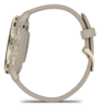 Garmin Venu 3S, Soft Gold Stainless Steel Bezel with French Gray Case and Silicone Band, 010-02785-02, pametni sat