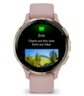 Garmin Venu 3S, Soft Gold Stainless Steel Bezel with Dust Rose Case and Silicone Band, 010-02785-03, pametni sat