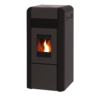 Alfa peć na pelete DINO 17 ECO DESIGN Crna