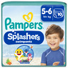 Pampers Splashers kupaće pelene-gaćice Baby Shark™, vel. 5-6 (14+ kg), 10 kom