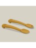 InterBaby silikonski set pribora za jelo, Earth Ocher