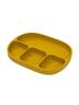 InterBaby silikonski tanjur s poklopcem, Earth Ocher