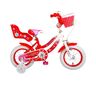 VOLARE dječji bicikl Lovely 12", crveno/bijeli