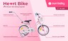 SUNBABY dječji bicikl Heart Bike 14", rozi