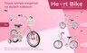 SUNBABY dječji bicikl Heart Bike 14", rozi