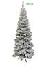 Umjetno i usko božićno drvce - KAROLINA snježna - 150 cm
