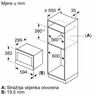 Bosch mikrovalna pećnica BFL7221W1
