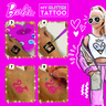 Barbie Glitter Tattoo