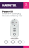 MARMITEK pametni Wi-Fi utikač - 15A, 2 USB, uključivanje/isključivanje