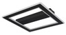 Stropna LED svjetiljka MATTIA (45x45 cm), IP20, crna