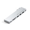 Satechi docking station PRO HUB SLIM, USB-C, srebrni